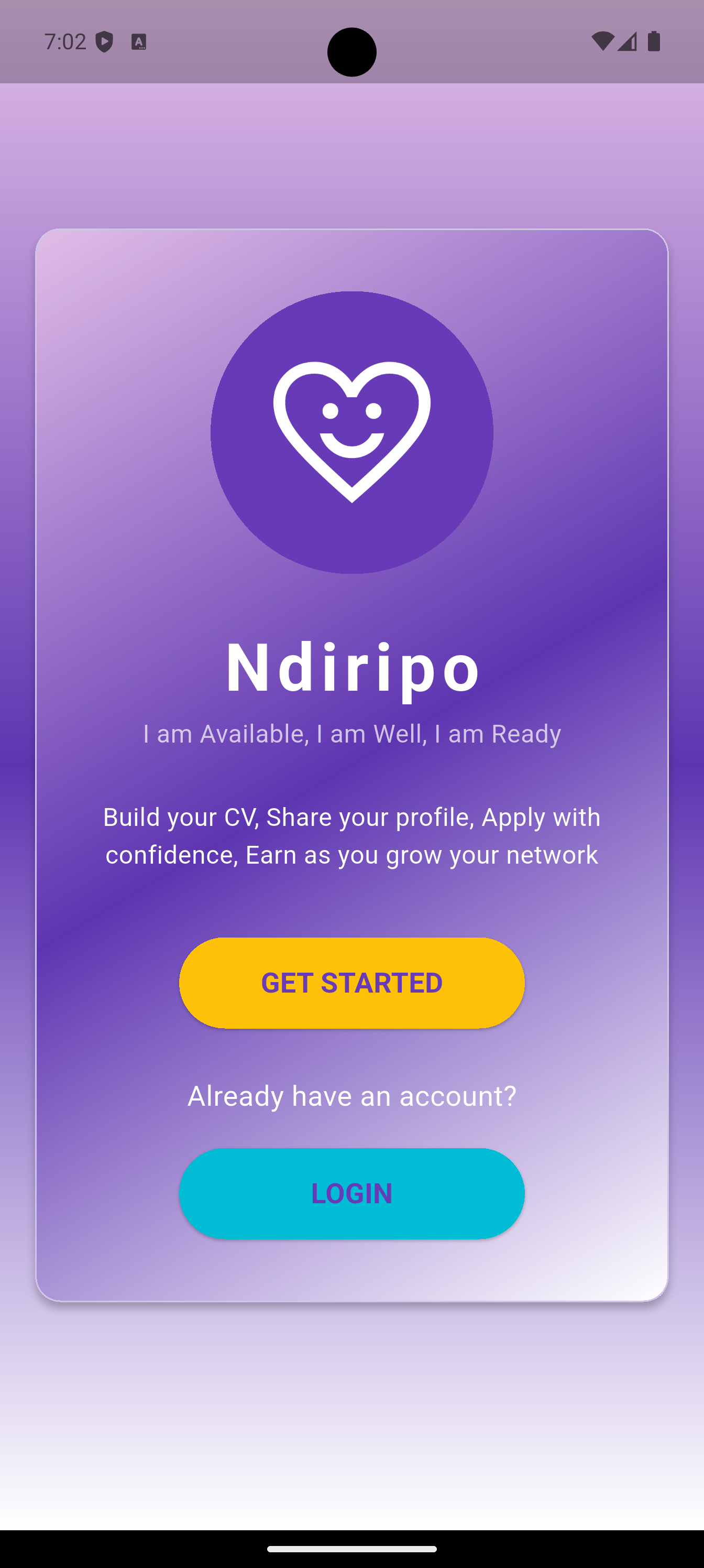 Ndiripo CV and Business Card App